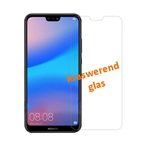 Screenprotector van kraswerend glas voor de Huawei P20 Lite