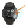 Screenprotector van kraswerend glas voor het scherm van de Garmin Instinct
