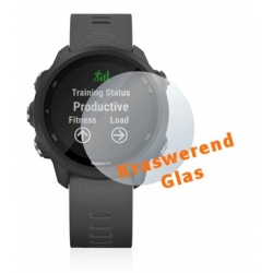 Screenprotector van kraswerend glas voor het scherm van de Garmin Forerunner 245