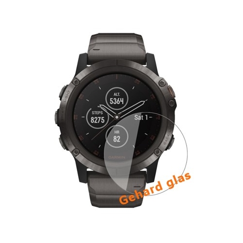 Kraswerende screenprotector van gehard glas voor de Garmin Fenix 5 Plus