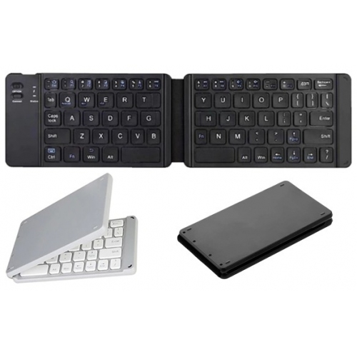 Draadloos compact opvouwbaar QWERTY bluetooth toetsenbord