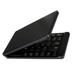 Zwart draadloos opvouwbaar QWERTY keyboard