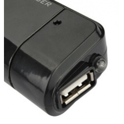 Powerbank met USB aansluiting voor de kabel