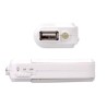 USB powerbank met USB poort en zaklamp