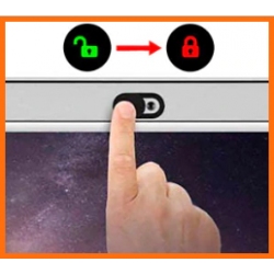 Webcam afdekken met schuifje