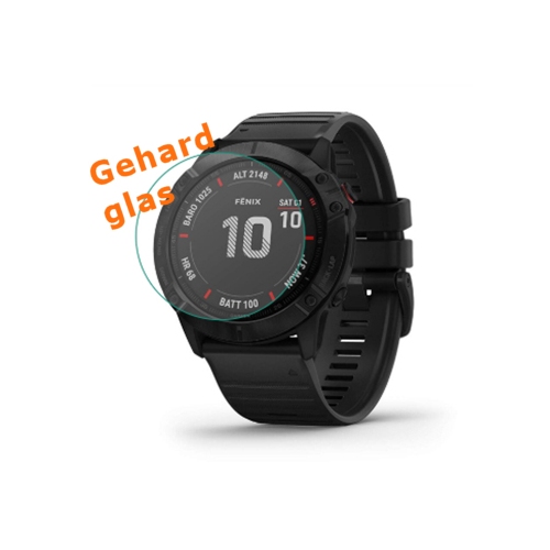 Screenprotector van gehard glas voor de Gamin Fenix 6X Pro Screenprotector van gehard glas voor de Gamin Fenix 6X Pro