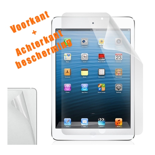 Voorkant en achterkant screen protector bescherming voor iPad mini 1 2 3