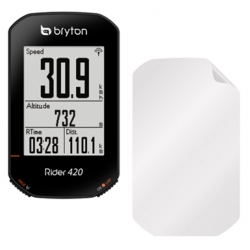 Screenprotector folie voor het scherm van de Bryton Rider 420