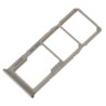 Zilver Wit Sim tray houder simkaart voor de Samsung Galaxy A30 of A50