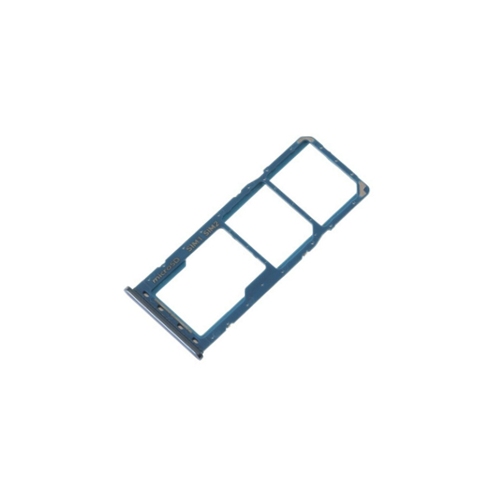 Blauwe SIM tray houder simkaart adapter voor de Samsung Galaxy A30 of A50 Blauwe SIM tray houder simkaart adapter voor de Samsung Galaxy A30 of A50
