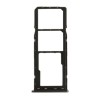 SIMkaart tray houder adapter voor de zijkant sim Zwart voor de Samsung Galaxy A30 of A50
