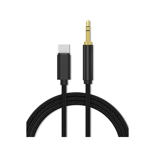USB-C kabel naar 3.5mm aux hoofdtelefoon of koptelefoon aansluiting
