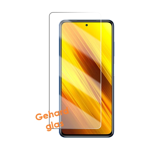 Screenprotector van gehard glas voor de Xiaomi Poco X3