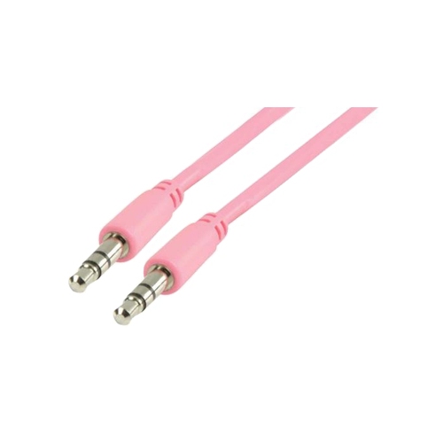 Roze male audio kabel voor smartphone voor speaker boom box Roze male audio kabel voor smartphone voor speaker boom box