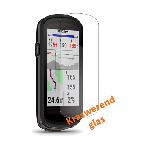 Screenprotector voor de Garmin Edge 1040 van kraswerend glas Screenprotector voor de Garmin Edge 1040 van kraswerend glas