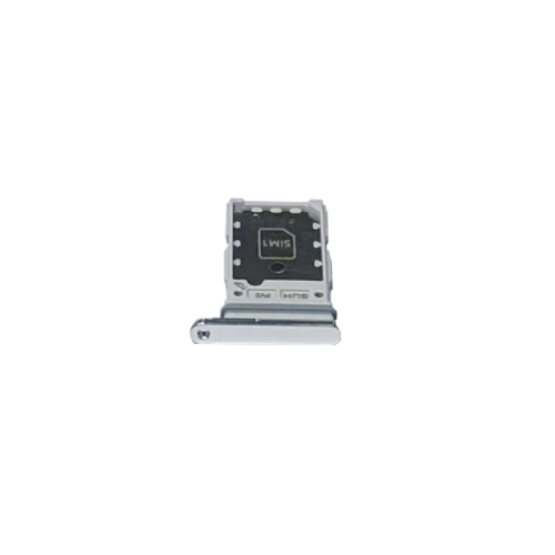 Vervangende SIM tray adapter voor de Samsung Galaxy S22 en S22 Plus zilver