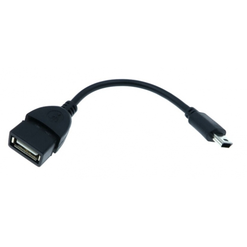 Korte USB naar Mini USB OTG kabel