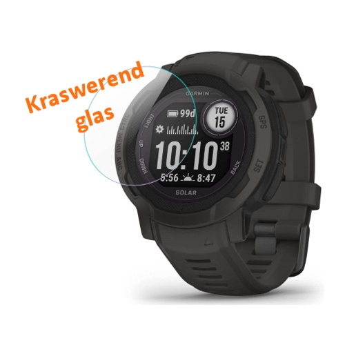 Screenprotector voor de Garmin Instinct-2 en 2s van kraswerend glas