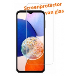 Screenprotector van glas voor de Samsung Galaxy A14