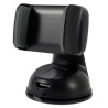 Draaibare en kantelbare kleine compacte auto houder voor de telefoon met zuignap