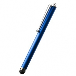Blauwe stylus pen pennetje voor smartphone en tablet blauw