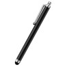 Zwarte stylus pen voor het touchscreen van de tablet of smartphone zwart
