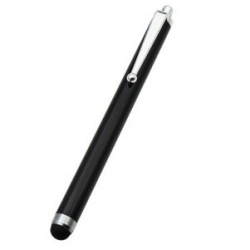 Zwarte stylus pen pennetje voor capacitive scherm touchscreen zwart