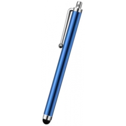 Blauwe stylus pen voor het touchscreen van de tablet of smartphone blauw
