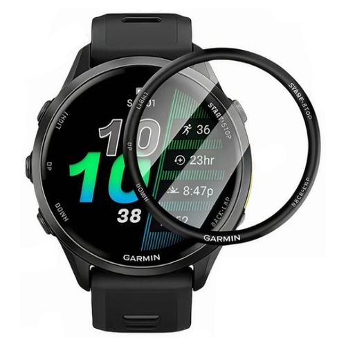 Volledig dekkende screen protector voor de Garmin Forerunner 970 Volledig dekkende screen protector voor de Garmin Forerunner 970