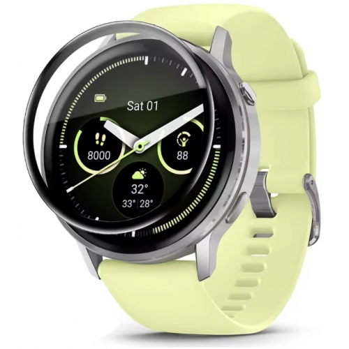 Yoomigle 6-pack compatibel met Garmin Venu 3S schermbeschermerfolie voor Garmin Venu 3S smartwatch schermbeschermers folies schermhoes kristalhelder HD anti-kras anti-vingerafdruk