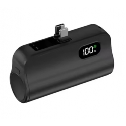 Mini Power Bank met USB-C en Lightning aansluiting Noodaccu