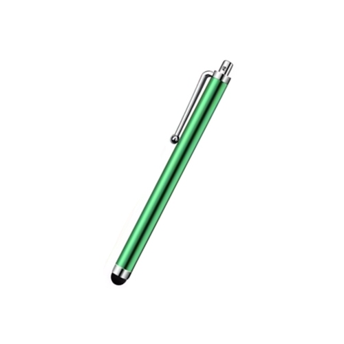 Groene stylus pen voor touchscreen van tablet of smartphone groen