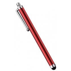 Rode stylus pen voor touchscreen van tablet of smartphone rood