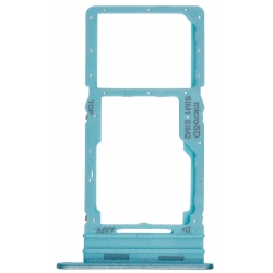Vervangende SIM kaart houder voor de Samsung Galaxy A16 5G dual Groen Blauw