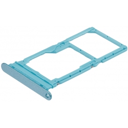 Blauwe Groene vervangende dual SIM tray houder voor de Samsung Galaxy A16 5G