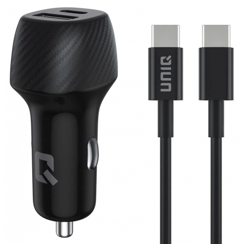 UNIQ 36 Watt Dual port snelle autolader