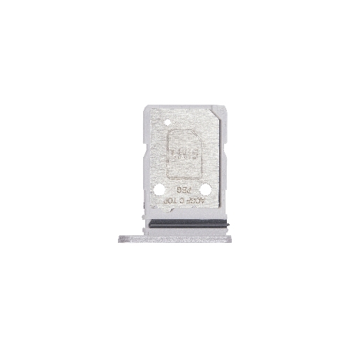 Vervangende SIMkaart adapter voor de Samsung Galaxy A37 wit white zilver
