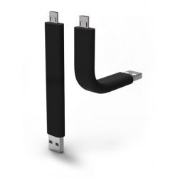 Flexibele oplaadkabel voor smartphones met Micro USB aansluiting