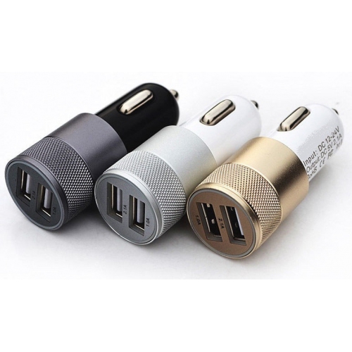 12 Volt autolader met dubbele USB aansluiting 12 Volt autolader met dubbele USB aansluiting