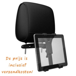 Houder voor de tablet voor in de auto voor aan de hoofdsteun