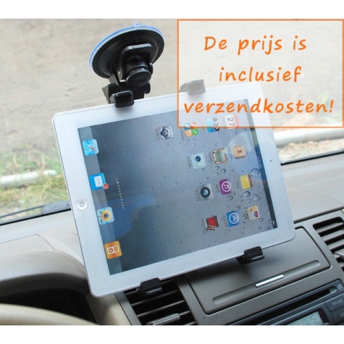 Autohouder met zuigenap voor het raam voor de tablet Autohouder met zuigenap voor het raam voor de tablet