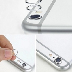 Bescherm ringetje om de camera van de iPhone 6 PLUS en 6s PLUS te beschermen - zilver