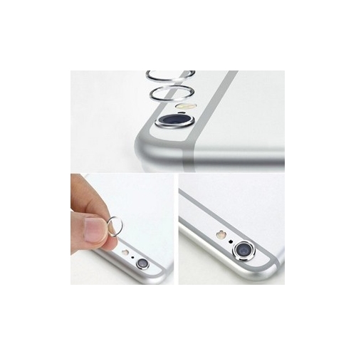 Bescherm ringetje om de camera van de iPhone 6 PLUS en 6s PLUS te beschermen - zilver