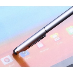 Stylus balpen om het touchscreen te bedienen maar waarmee ook echt geschreven kan worden