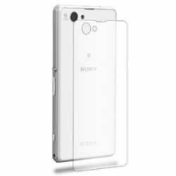 Achterkant folie voor de Sony Z1 Compact tegen krassen