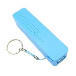 Blauwe 2600mAh Powerbank om de smartphone of tablet van noodstroom te voorzien