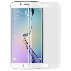 Witte scherm bescherming van gehard glas voor de Samsung Galaxy S6 Edge