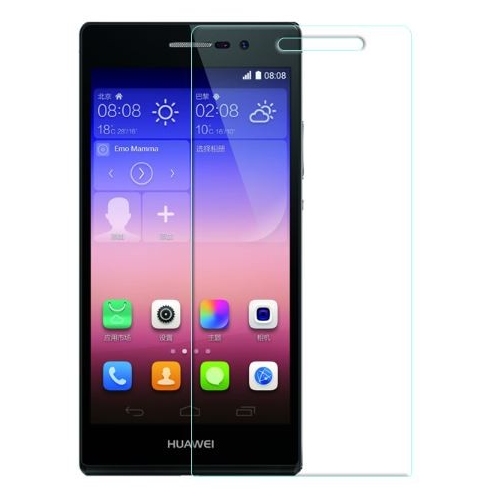 Bescherming van gehard glas voor de Huawei Ascend P7 tegen krassen op het scherm