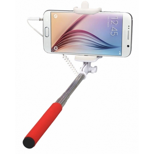 Rode uitschuifbare SelfieStick voor smartphones