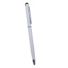 Witte stylus pen om het touchscreen scherm te bedienen maar waarmee ook echt geschreven kan worden met zwarte inkt